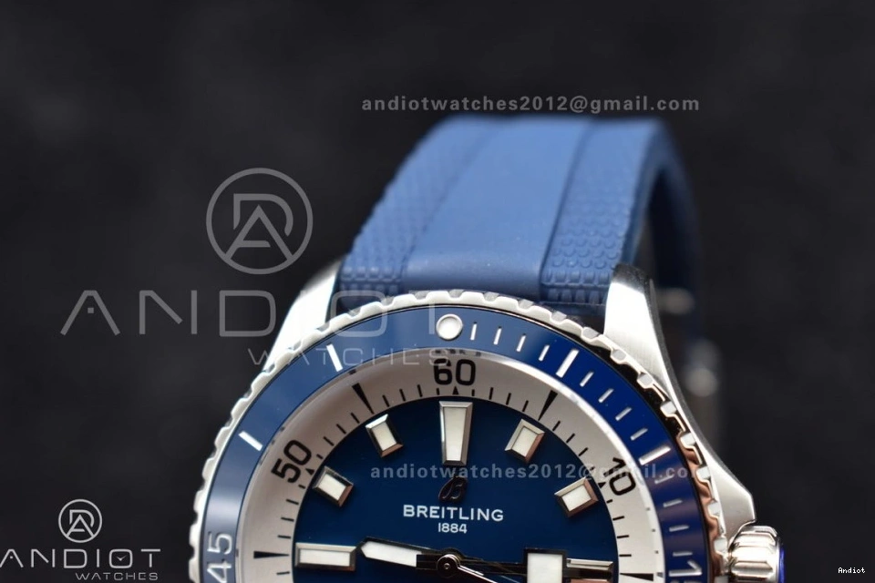 Dial SS Strap Edition SuperOcean Automatic BLSF Blue on Blue 42 A2824 Rubber Best 1:1 0420